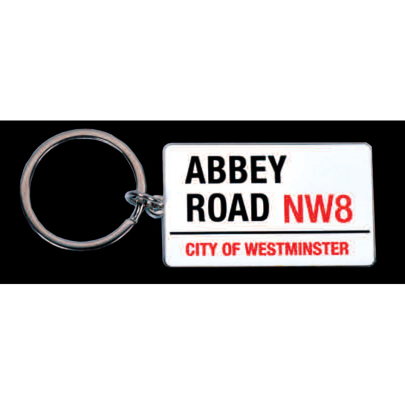 NW8003 – ABBEY ROAD STREET SIGN – KEYRING – 50x30 mm – enamel