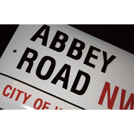 NW8002 – MAXI PLAQUE ÉMAILLÉE (LARGE) – ABBEY ROAD OFFICIAL STREET SIGN