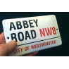 NW8001 – ABBEY ROAD OFFICIAL STREET SIGN – SMALL model – 13x8 cm – enamel