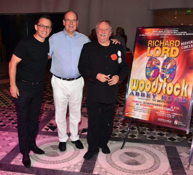 Le Prince Albert II de Monaco est l'invit d'honneur du concert anniverssaire de son ami Richad Lord  Monaco
